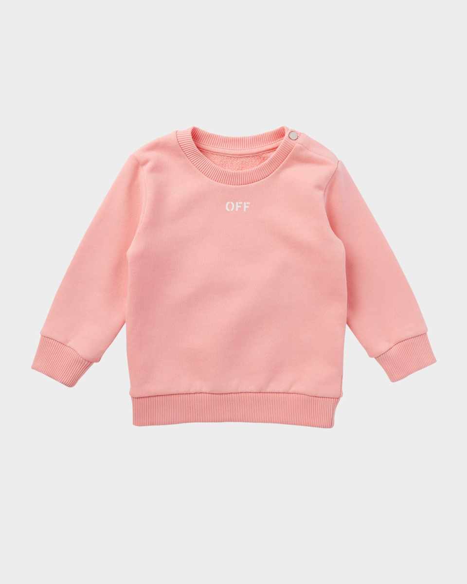 Girl's Off Stamp Sweatshirt, Size 3M-